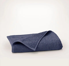 Turkish Ribbed Bath Towel - Coastal Navy
