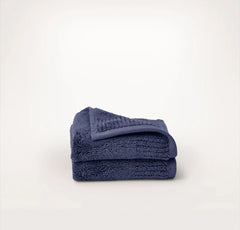 Turkish Ultra Plush Washcloths (Pair) - Coastal Navy