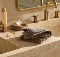 Turkish Ultra Plush Washcloths (Pair) - Walnut