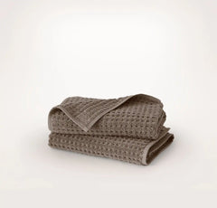 Turkish Waffle Hand Towels (Pair) - Walnut