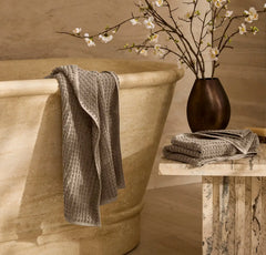 Turkish Waffle Hand Towels (Pair) - Walnut
